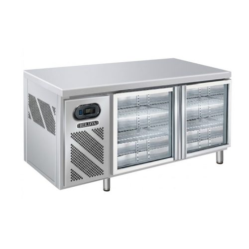 Bàn mát cho quầy bar 2 cánh kính berjaya B2D-C6-600-SM