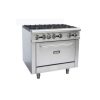 Bếp Âu 6 họng có lò nướng dùng gas Eagle GR6BO