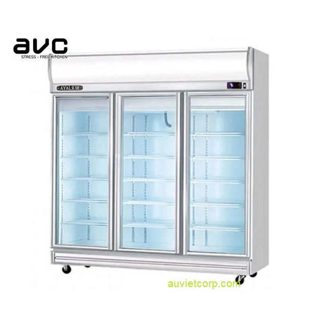 Tủ lạnh 3 cánh kính Berjaya