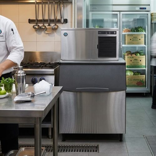 Máy làm đá viên công nghiệp Hoshizaki IM-240DNE-21