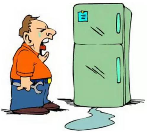 Tại sao tủ đông lại có hiện tượng bị chảy nước?