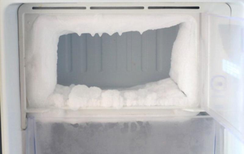 Đóng tuyết có thể làm dung tích lưu trữ của tủ