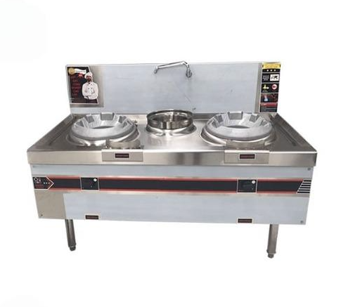 BẾP Á 2 HỌNG DÙNG GAS CÓ QUẠT THỔI VÀ BẦU NƯỚC