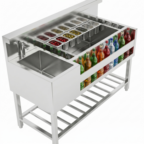 THIẾT BỊ THÙNG ĐÁ CHUYÊN DỤNG KÈM BỒN RỬA ĐƠN