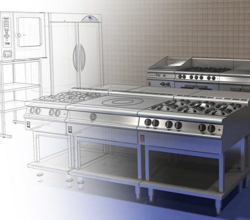 Thiết kế bếp nhà hàng