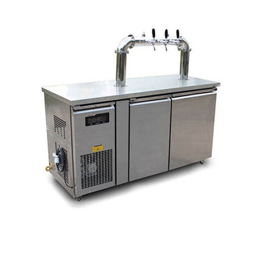 COMBO QUẦY BAR TIÊU CHUẨN CHÂU ÂU 18 TỦ INOX 304 LÀM LẠNH BIA VÀ THÁP BIA