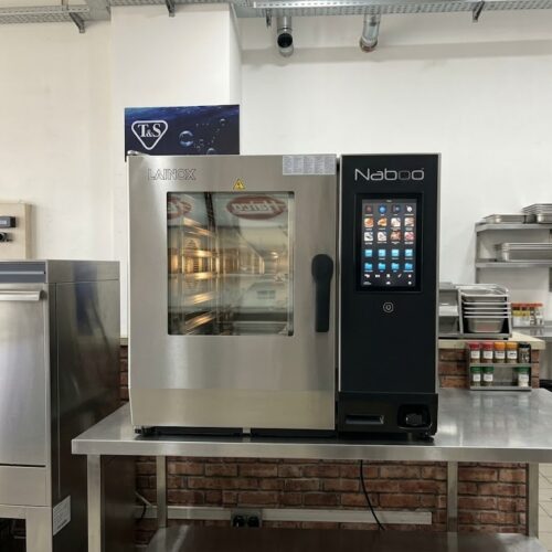 Lò hấp nướng đa năng 10 khay GN 1/1 Lainox NAE101B có rửa tự động
