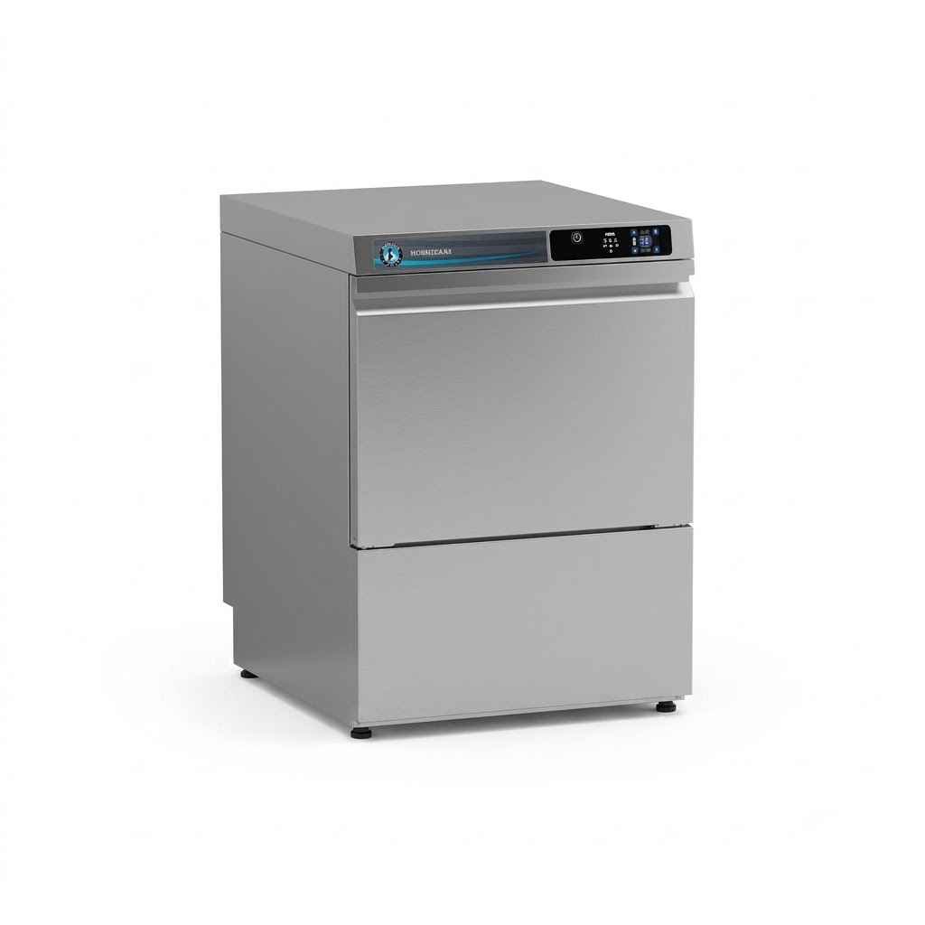 Hình ảnh máy rửa chén công nghiệp dưới bàn Hoshizaki HW-320B R